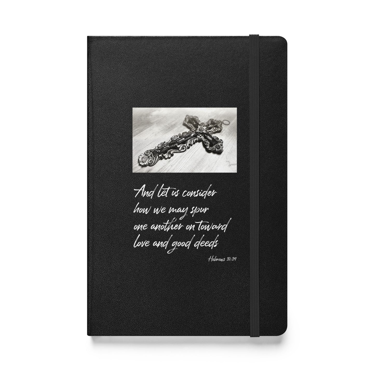 Biblical Quote 'Let us Consider' Hardcover bound notebook