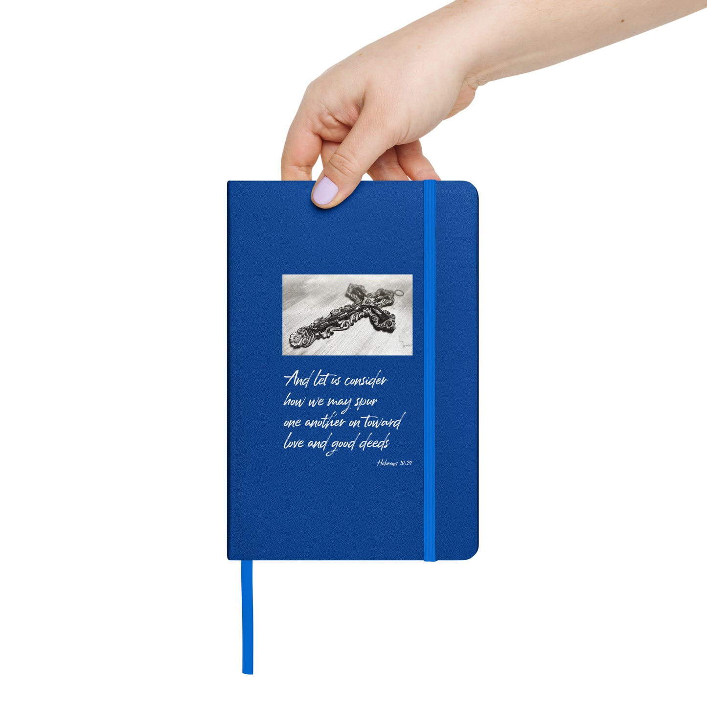 Biblical Quote 'Let us Consider' Hardcover bound notebook