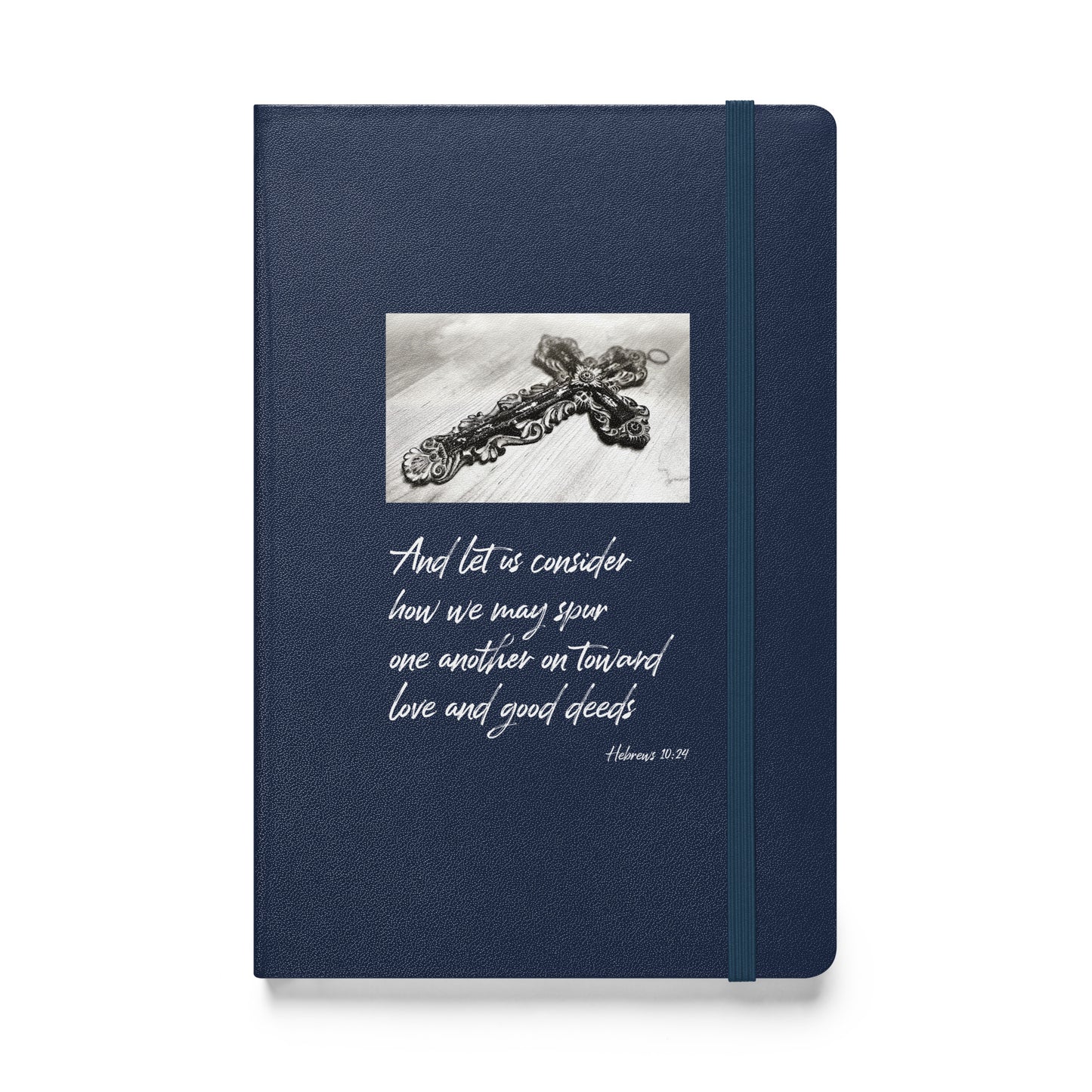 Biblical Quote 'Let us Consider' Hardcover bound notebook