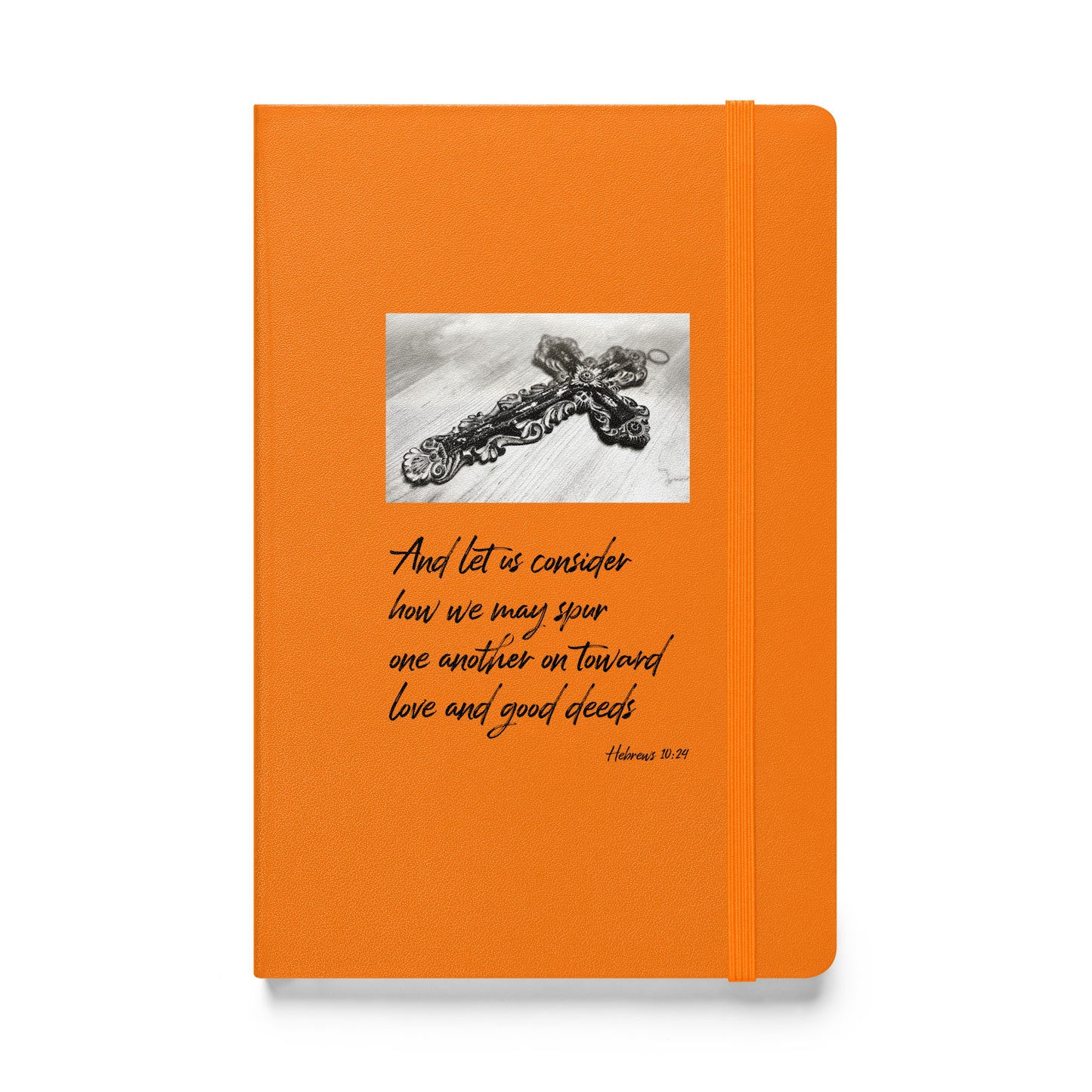 Biblical Quote 'Let us Consider' Hardcover bound notebook