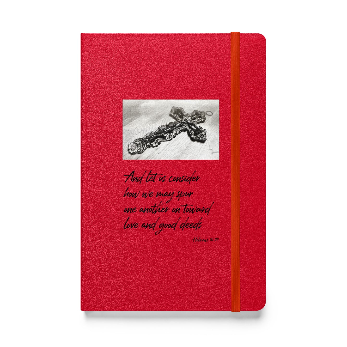 Biblical Quote 'Let us Consider' Hardcover bound notebook