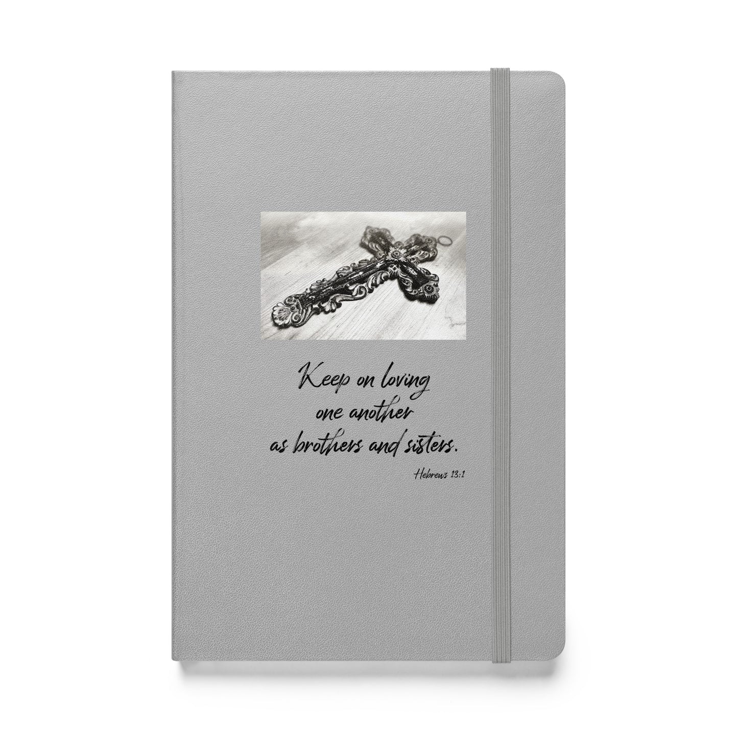 Biblical Quote 'Keep on loving' on Hardcover bound notebook