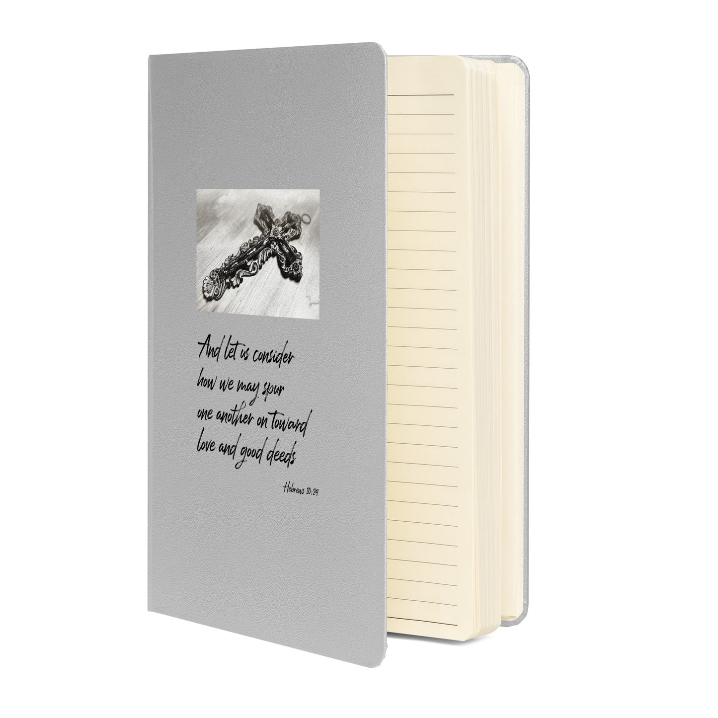 Biblical Quote 'Let us Consider' Hardcover bound notebook