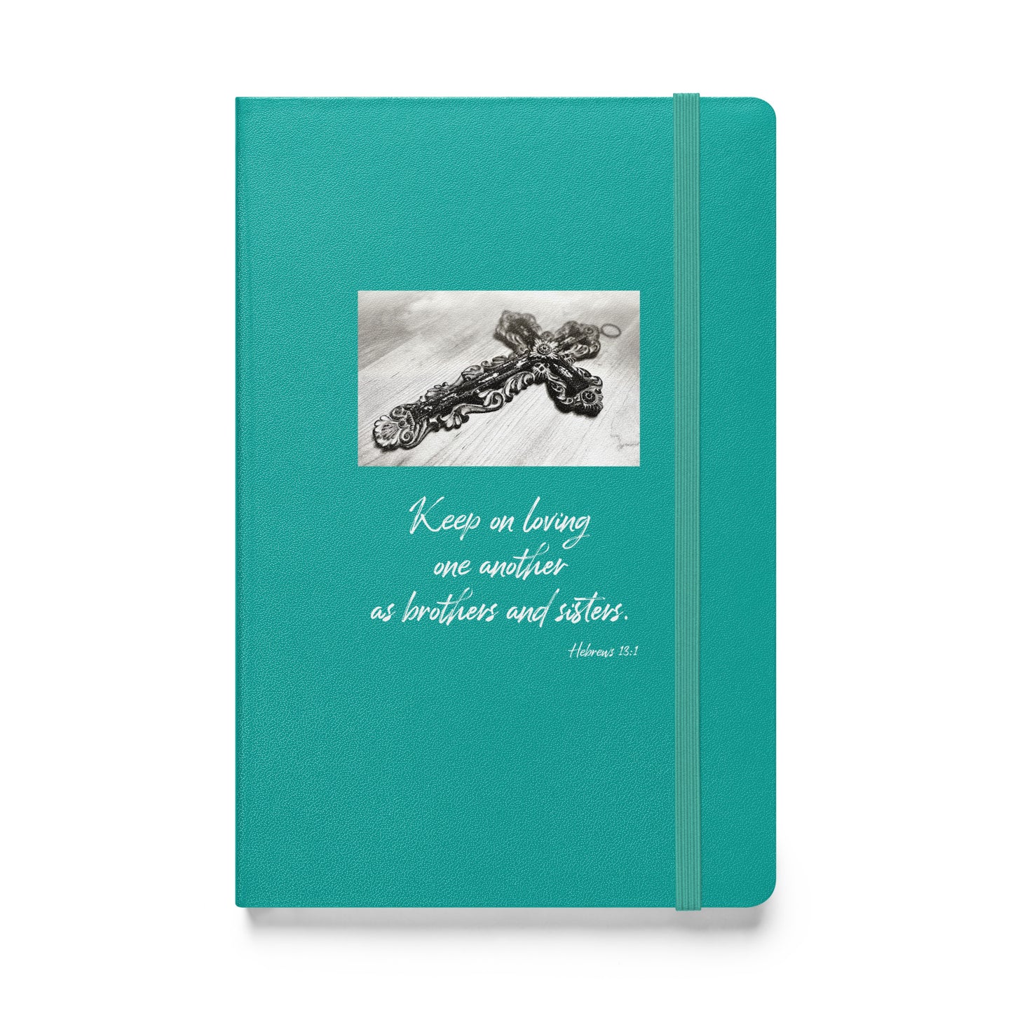 Biblical Quote 'Keep on loving' on Hardcover bound notebook