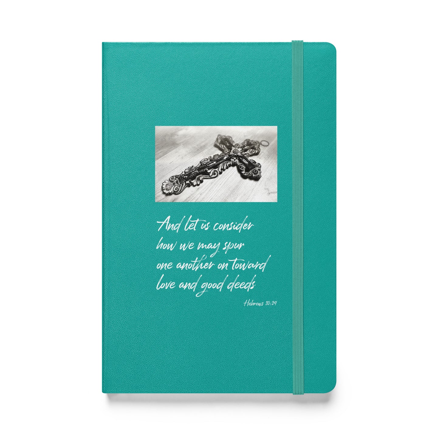 Biblical Quote 'Let us Consider' Hardcover bound notebook