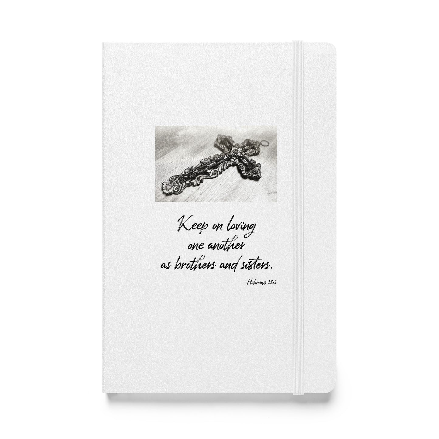 Biblical Quote 'Keep on loving' on Hardcover bound notebook