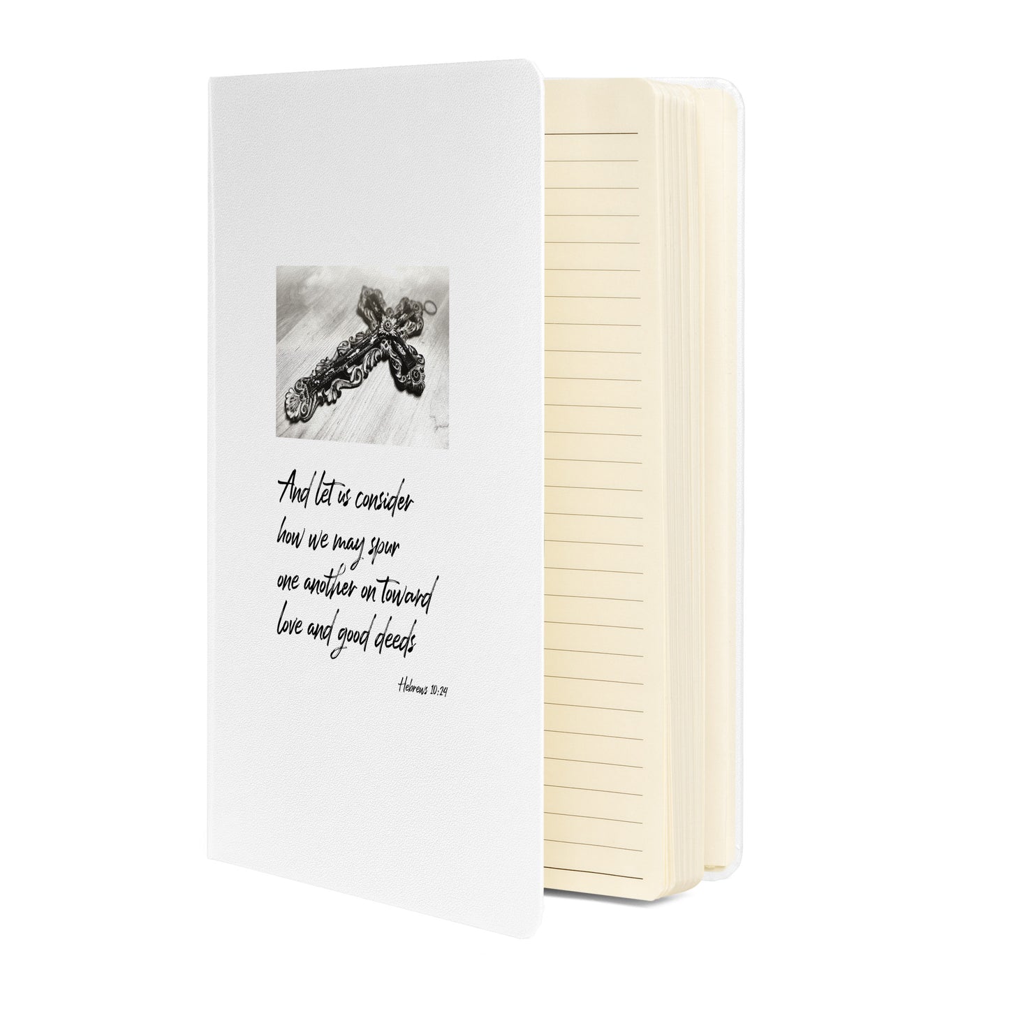 Biblical Quote 'Let us Consider' Hardcover bound notebook